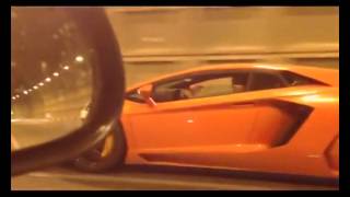 MUST WATCH CRAZIEST EXHAUST SOUND OF AVENTADOR IN TUNNEL IRAN TEHRAN [upl. by Nywroc847]