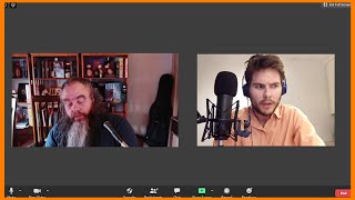 Patrick Rothfuss LOSES IT during zoom interview [upl. by Roselia381]