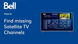 How to find missing channels on your Bell Satellite TV [upl. by Shwalb365]