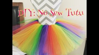 DIY No Sew Tutu [upl. by Laughry979]