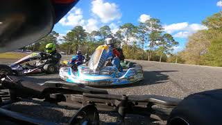 2022 CKNA Winter Nationals Jacksonville Legends Heat 1 Cup Karts [upl. by Bonaparte244]