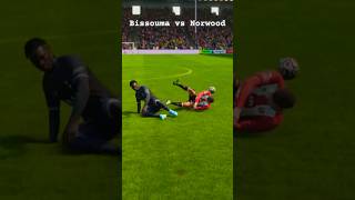 Bissouma vs Norwood tottenhamspurs sheffieldutd bissouma norwood football fifa fc24 shorts [upl. by Ressay]