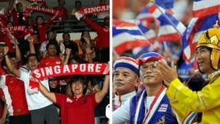 Final 1st LEG Singapore vs Thailand AFF Suzuki Cup 2012 [upl. by Gnilrad]