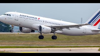 Air France A320 flying from Lisbon intl to Charles De Gaulle intl Paris [upl. by Marucci432]