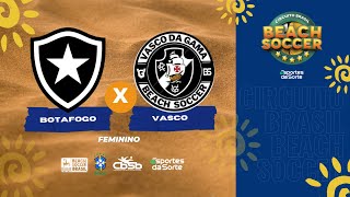 BEACH SOCCER  BOTAFOGO RJ X VASCO RJ  FEMININO  TORNEIO RIO SÃO PAULO 2023 [upl. by Maxie]