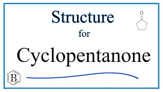 Structural Formula for Cyclopentanone and molecular formula [upl. by Ita]