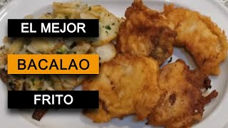 BACALAO FRITO REBOZADO DORADO Y MUY CRUJIENTE [upl. by Caruso]