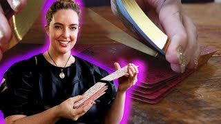 Learn from a PRO How to Shuffle TAROT [upl. by Mathilde]