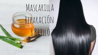 Tratamiento casero para cabello seco y Maltratado🧡 Sabila y Miel Luisana Carrero [upl. by Robbyn]