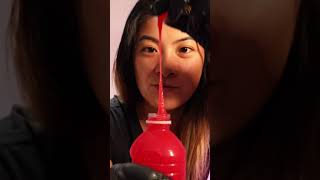 How to make Frozen Red Jello shorts [upl. by Meisel]