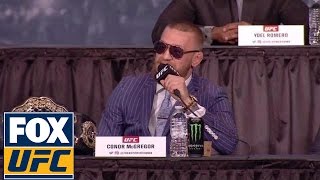 Heres everything Conor McGregor said at the UFC 205 press conference [upl. by Garvin]