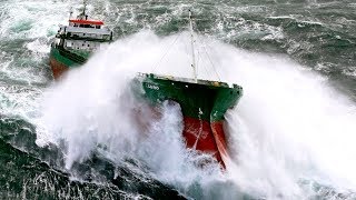 Top 10 Biggest Ships in Storm Extreme Largest Waves in Sea [upl. by Lebar512]