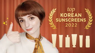 Top Korean Sunscreens 2022 🏆  NO 광고 2022 선크림 추천 TOP 6 🏆 [upl. by Nowujalo]