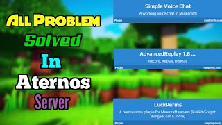 All Problem Solved in Simple Voice Chat and Advanced Replay Plugin in Aternos Server [upl. by Avert]