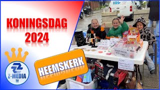 Koningsdag 2024 in Heemskerk 4k [upl. by Nylhsa35]