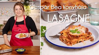 Gáspár Bea bolognai lasagne receptje  Mindmegettehu [upl. by Yerdna644]