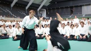 Aikido Class Micheline Tissier 6th Dan  12th IAF Congress in Takasaki [upl. by Armalda]