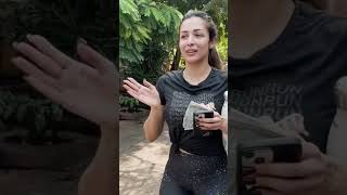 Mallika Arora drinks pure water from home shortvideo [upl. by Scarlett]