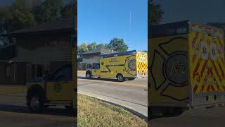 Kearney Med 2 responding to Excelsior mo fire department for station coverage [upl. by Htidra]