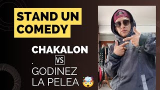 la pelea🤯😡🤬 godinez vs chakalon stand Up comedy con el yagu [upl. by Maiocco]