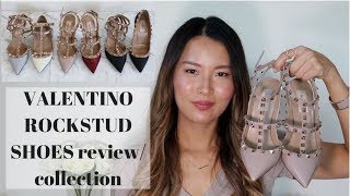 VALENTINO ROCKSTUD SHOES review  collection  Isabelle Ahn [upl. by Rolando]