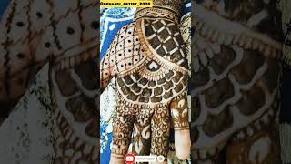 Mehandi design simple and easy front hand new style  youtubeshorts viralvideo trending mehndi [upl. by Eahsan745]