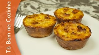 MINI QUICHES  Receita de mini quiche Episódio 69 [upl. by Asenaj464]