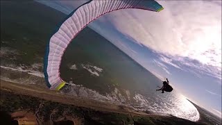 Wingover paraglider practice PG3 at Sellicks Beach [upl. by Asabi]