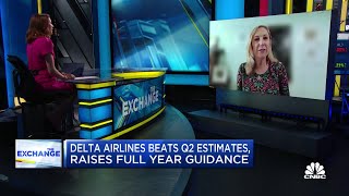 Delta stock still has a lot of upside says TDs Helane Becker [upl. by Caterina]