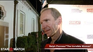 Ralph Fiennes red carpet interview at 21st annual Hamptons International Film Festival [upl. by Akenor]