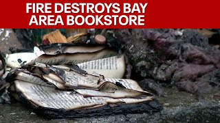 Fire rips through East Bay Booksellers in Oakland  KTVU [upl. by Bronny72]