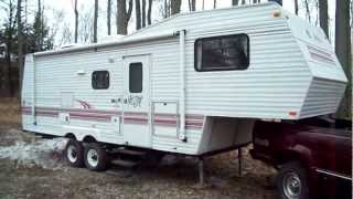 95 jayco 28ft 5th wheel camper for sale [upl. by Pamelina497]