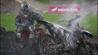 2008 Daytona Supercross HighlightsMuddiest SX Ever [upl. by Siuqcram]