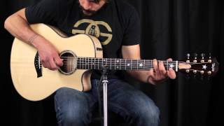 Taylor Custom 8string Baritone  How does it sound [upl. by Etnoel]