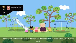 Helping Tiddles the Tortoise Trophy Scene My friend Peppa Pig [upl. by Brigid]