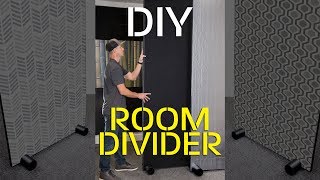 Easy DIY Room Divider Partition Wall for Privacy [upl. by Teodorico]