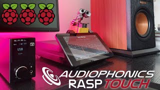 Audiophonics RaspTOUCH La meilleure SqueezeBox  lecteur réseau HiFi [upl. by Macpherson]