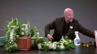 How to make a Funeral Wreath by Aurellas Flowers [upl. by Bathsheeb869]