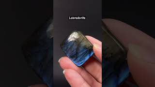 Blue and Yellow Flash Labradorite Cabochon [upl. by Nayb]