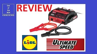 UltimateSpeed Car Battery Charger amp Jump Starter ULG 17 A1 REVIEW  TEST Lidl 5mA 2A 6A 17A 6V 12V [upl. by Obel]