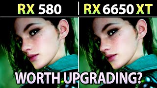 RX 580 vs RX 6650 XT  Worth Upgrading [upl. by Constancy]