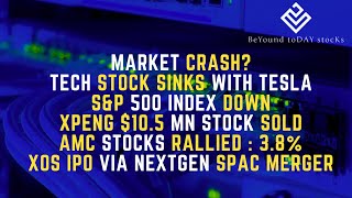 🔥CRASH TECH STOCK SINKS with TSLA  Xpeng 105 Mn stock SOLD  AMC STOCKS RALLIED 38  IPO XOS [upl. by Ahcire510]