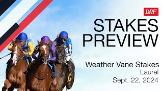 Weather Vane Stakes Preview  September 22 2024 [upl. by Ayerim]