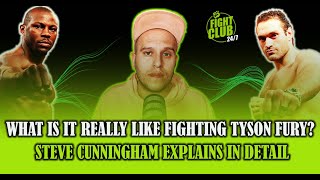 Steve Cunningham On Fighting Tyson Fury amp The Usyk Fight [upl. by Neeruam331]