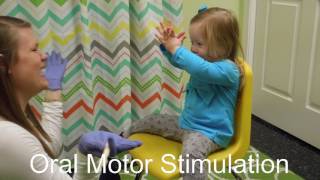 Speech Therapy  Oral Motor Stimulation [upl. by Ayalat]