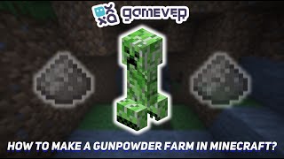 How to Make a Gunpowder Farm in Minecraft [upl. by Lateh]