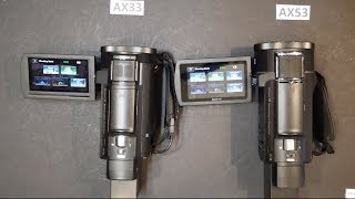 Review Sony Handycam AX53 4K camcorder comparison w AX33 amp sample videos [upl. by Martainn]