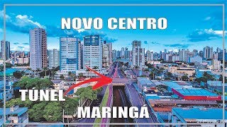 Novo Centro Túnel Terminal Intermodal  Maringá  Paraná maringá jcdrones [upl. by Arabelle]