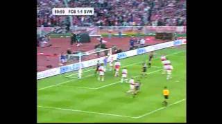 Bayern  Bremen 56 nE DFBPokalfinale 1999 [upl. by Smitty]