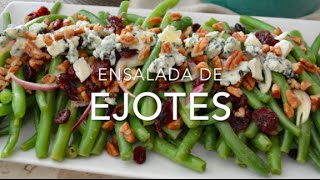 ENSALADA DE EJOTES o VAINITAS  Recetas fáciles Pizca de Sabor [upl. by Lavud98]